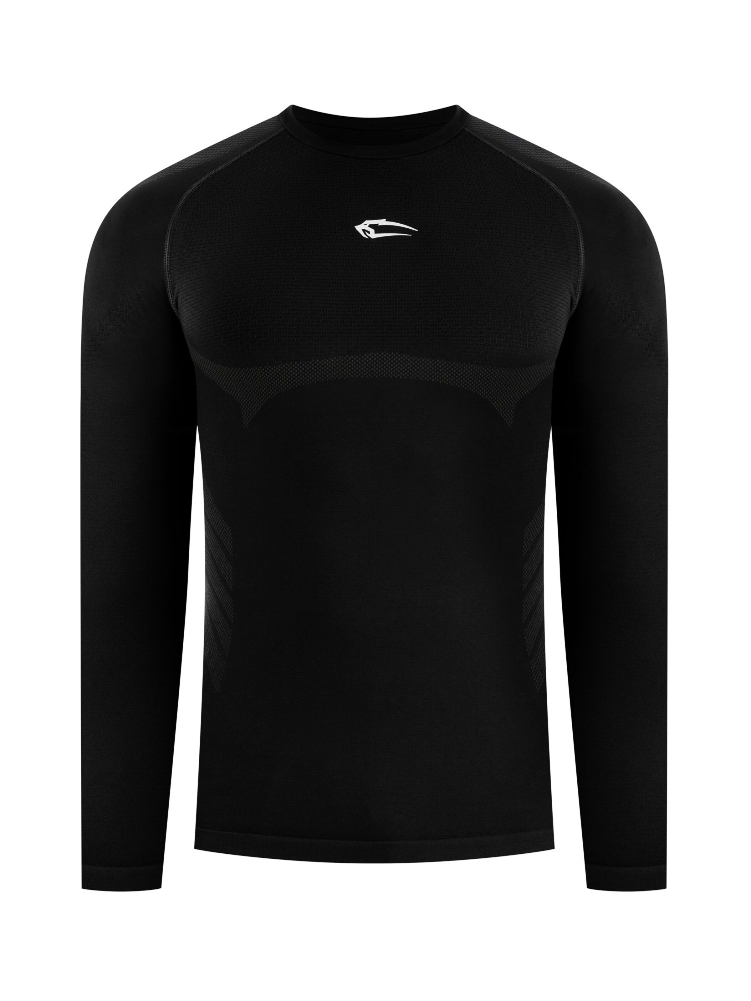 Smilodox Compression Longsleeve Carnos in Schwarz: Vorderseite