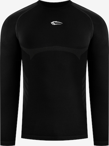 Smilodox Compression Longsleeve Carnos in Schwarz: Vorderseite