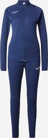 Completo per l'allenamento di NIKE in blu: frontale