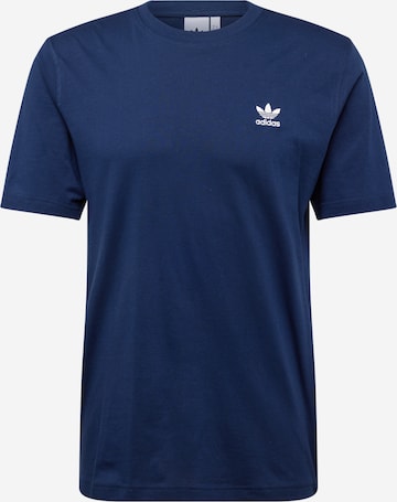 T-Shirt 'Trefoil Essentials' ADIDAS ORIGINALS en bleu : devant