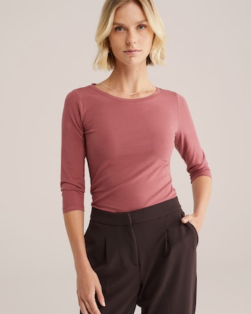 WE Fashion Paita värissä vaaleanpunainen: etupuoli