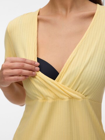 MAMALICIOUS Short Pajama Set in Yellow