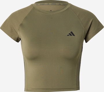 ADIDAS PERFORMANCE Funktionsshirt 'Hyperglam' in Grün: Vorderseite