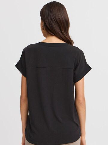 Fransa - Camisa 'LIV' em preto