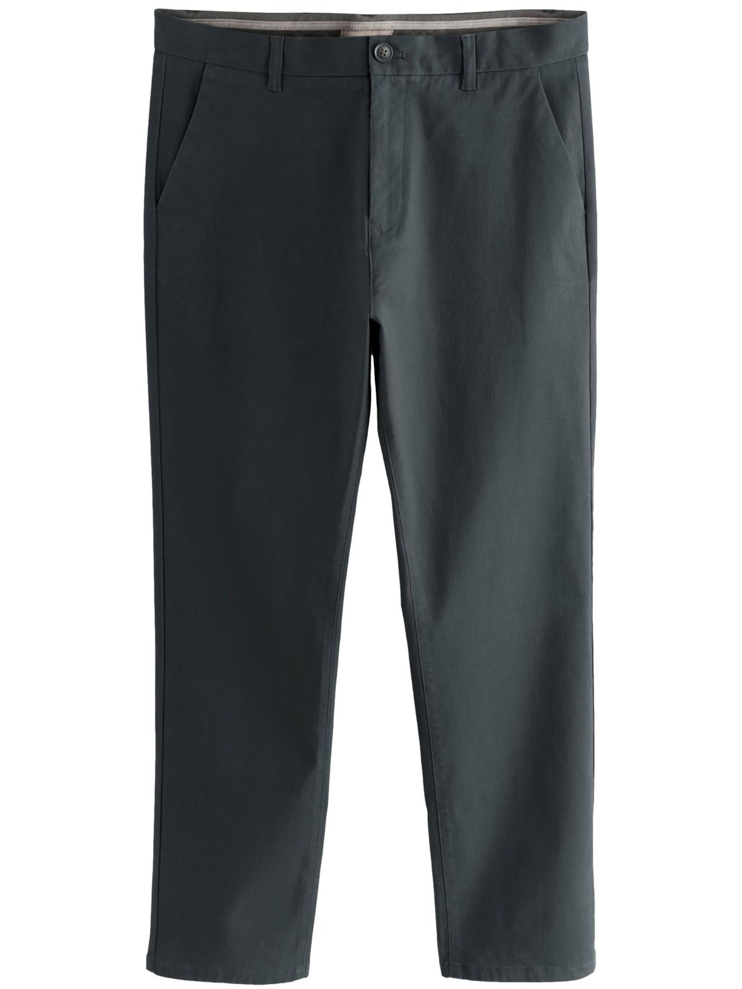 Next Панталон Chino в сиво: отпред