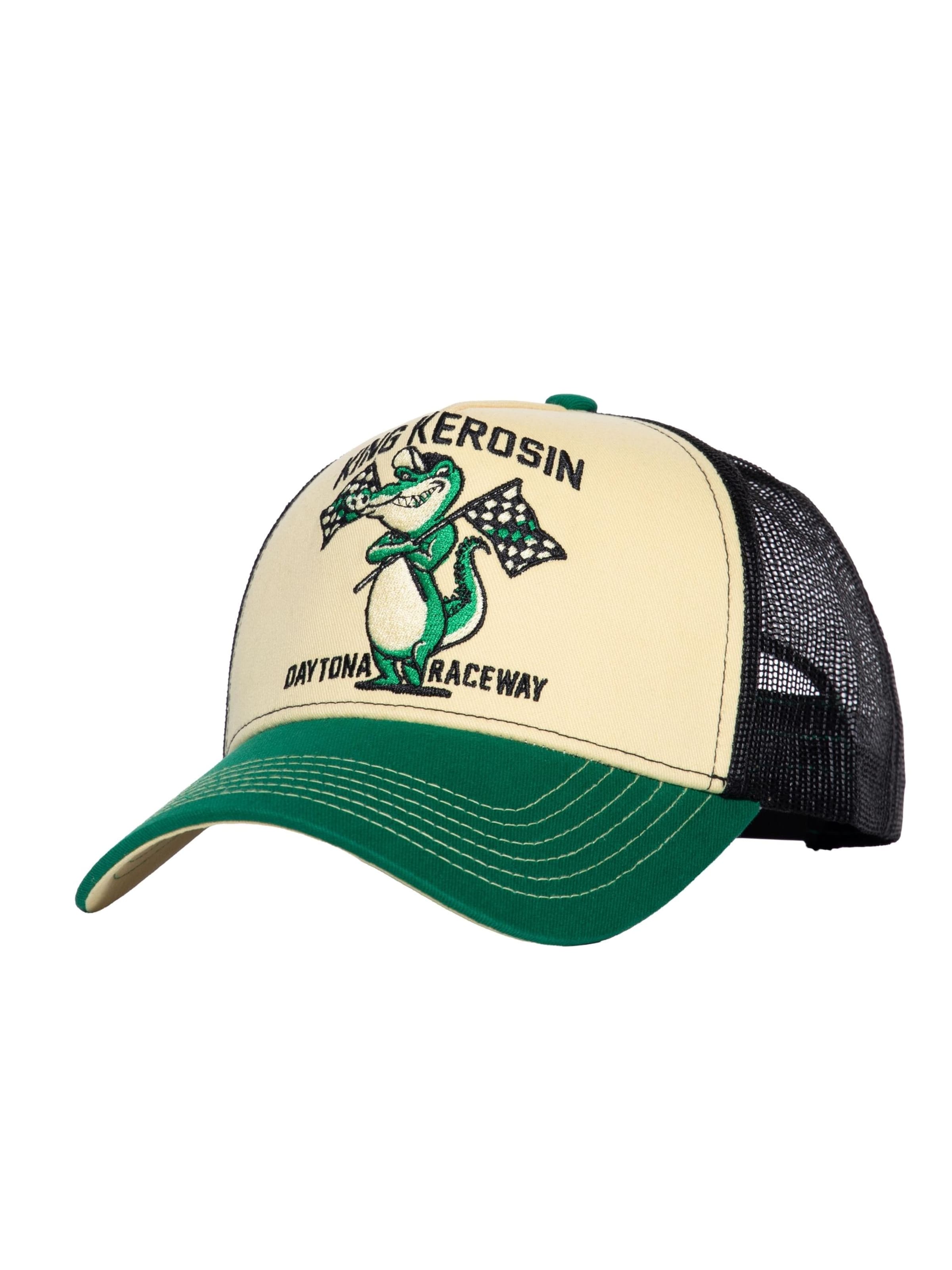 King Kerosin Cap 'Daytona Raceway' in Beige: front