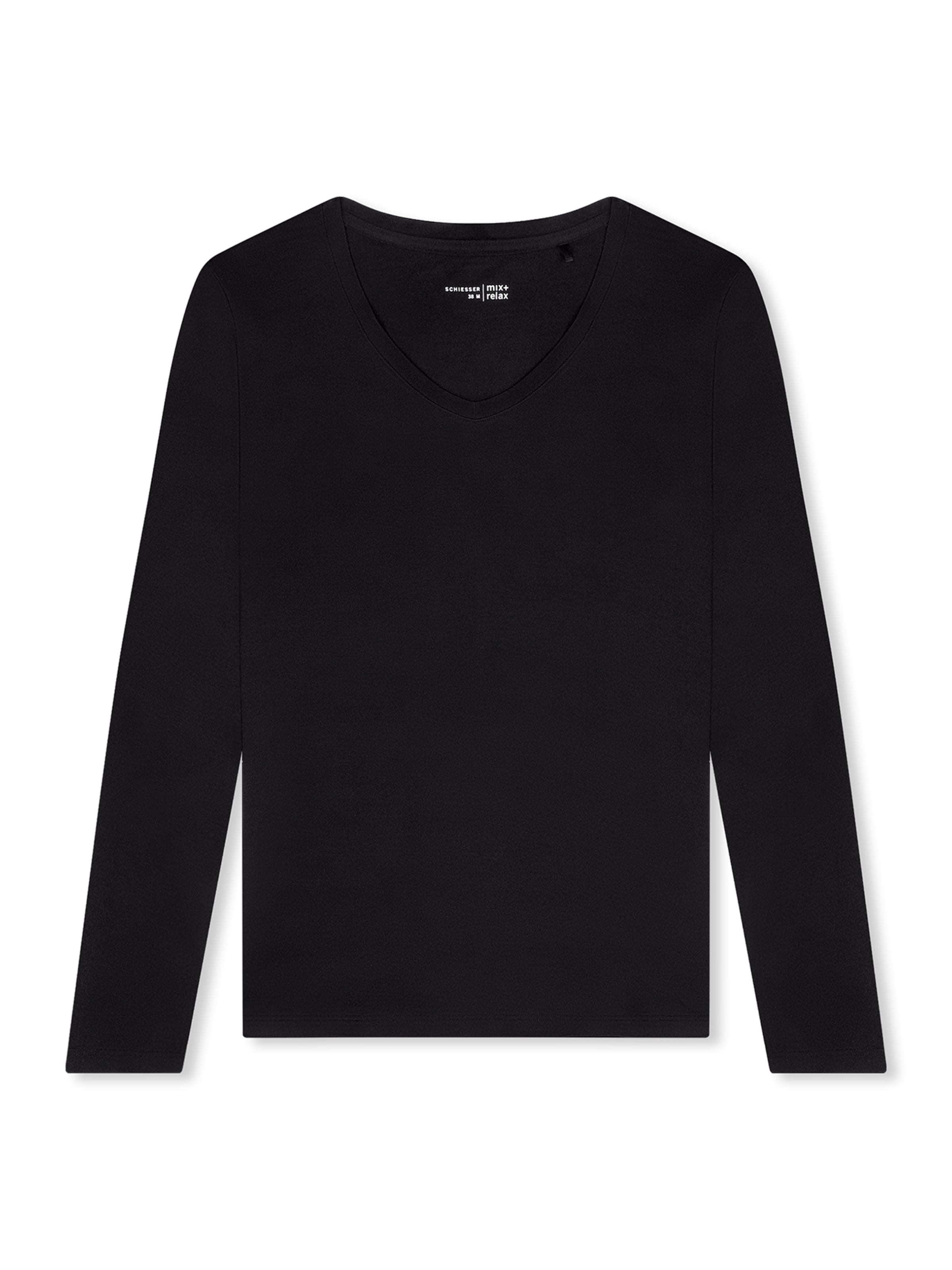 Chemise de nuit ' Mix Relax ' SCHIESSER en noir : devant
