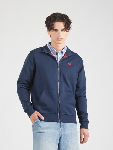 La Martina Sweat jacket in Blue: front