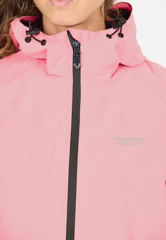 Weather Report Regenset 'Gust' in Pink