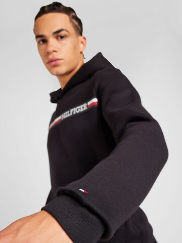 TOMMY HILFIGER Sweatshirt in Black