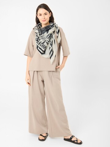 CODELLO Tuch mit Strand-Motiven in Schwarz