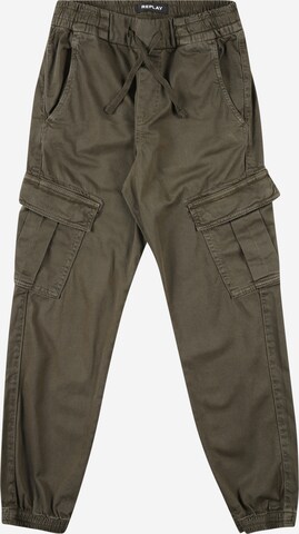 REPLAY & SONS Pants in Green: front