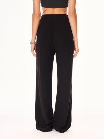 mandragora Wide leg Broek 'Ora' in Zwart