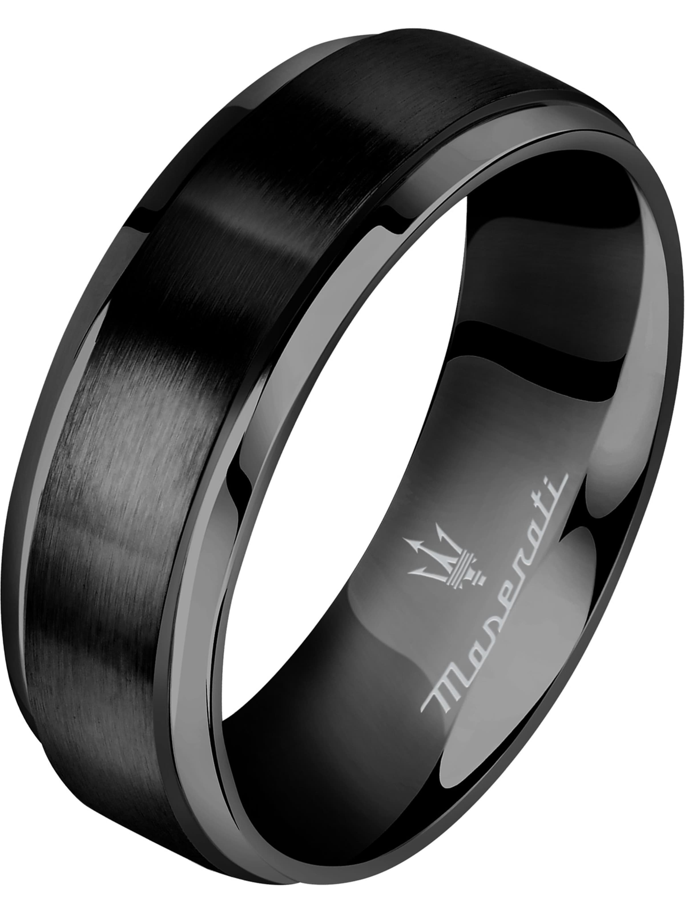 Maserati Ring in Black: front