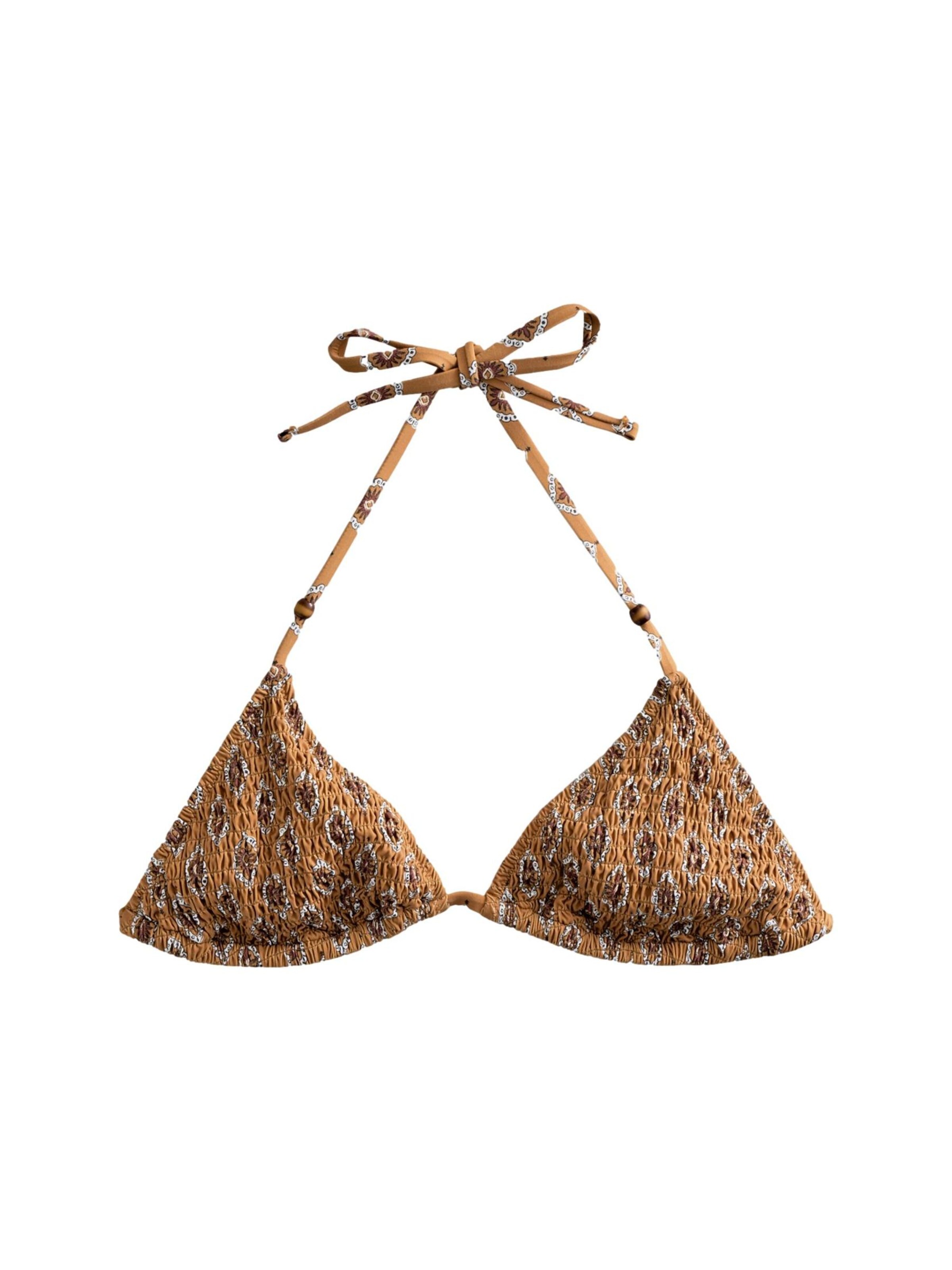 Triunghi Sutien costum de baie de la Next pe galben: față