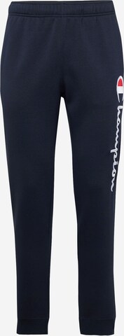 Effilé Pantalon Champion Authentic Athletic Apparel en noir : devant