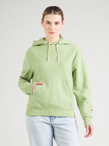 Felpa di Champion Authentic Athletic Apparel in verde: frontale