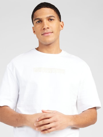 Calvin Klein - Camisa 'NEW YORK' em branco