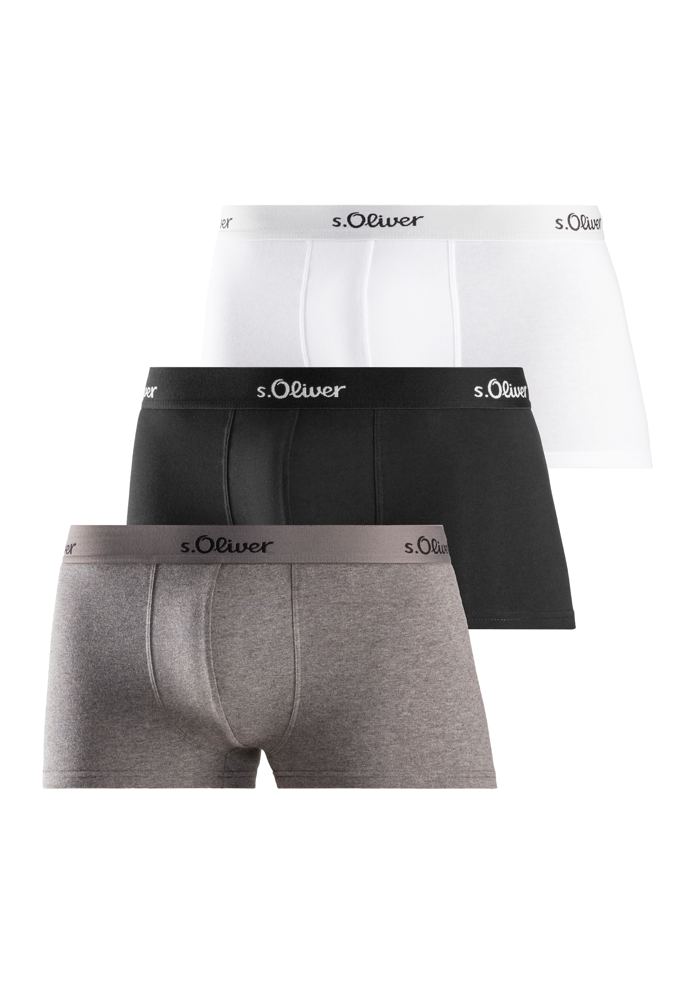 Boxers s.Oliver en gris : devant