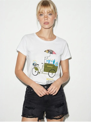 Bianco Lucci T-Shirts in Weiß