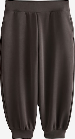 Next Barrel Trousers in Brown: front