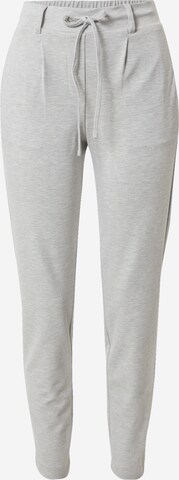 TOM TAILOR Pleat-front trousers in Grey: front