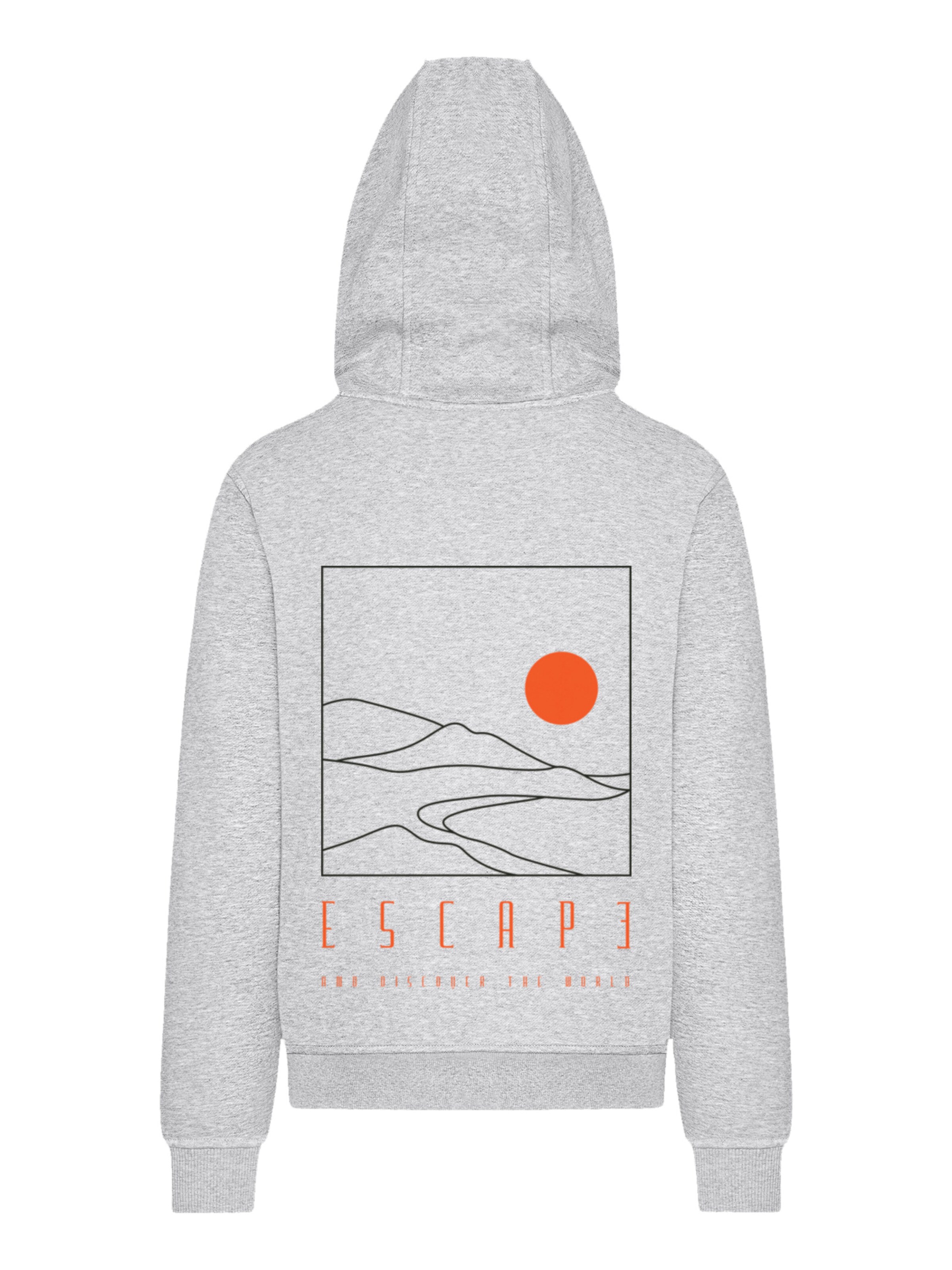 Sweat-shirt 'Escape Discover the World ' F4NT4STIC en gris