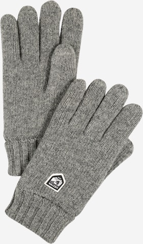 Hestra Prstové rukavice – šedá: přední strana