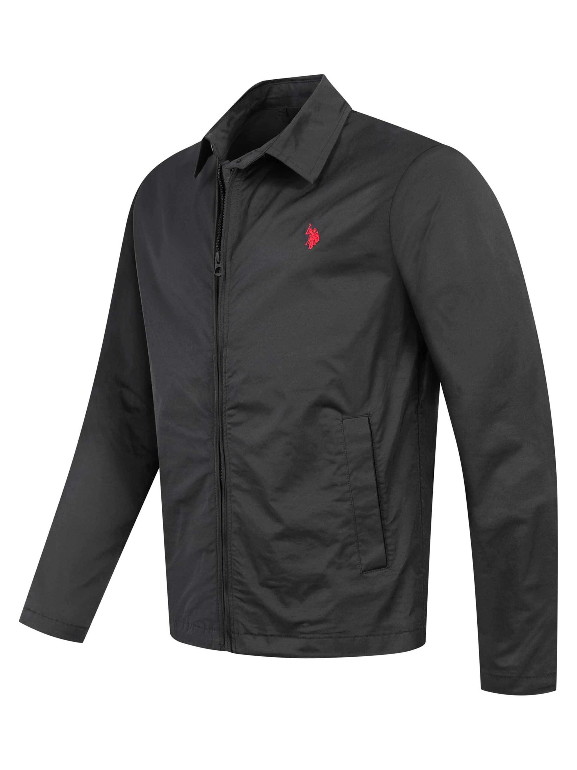 U.S. POLO ASSN. Tussenjas in Zwart