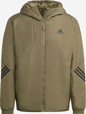 ADIDAS SPORTSWEAR Outdoorjas in Groen: voorkant