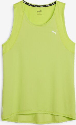 PUMA Sports top in Green: front