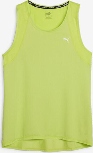 PUMA Sporttop in de kleur Kiwi / Wit, Productweergave