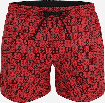 Șorturi de baie 'Aaron' de la HUGO pe roșu: față