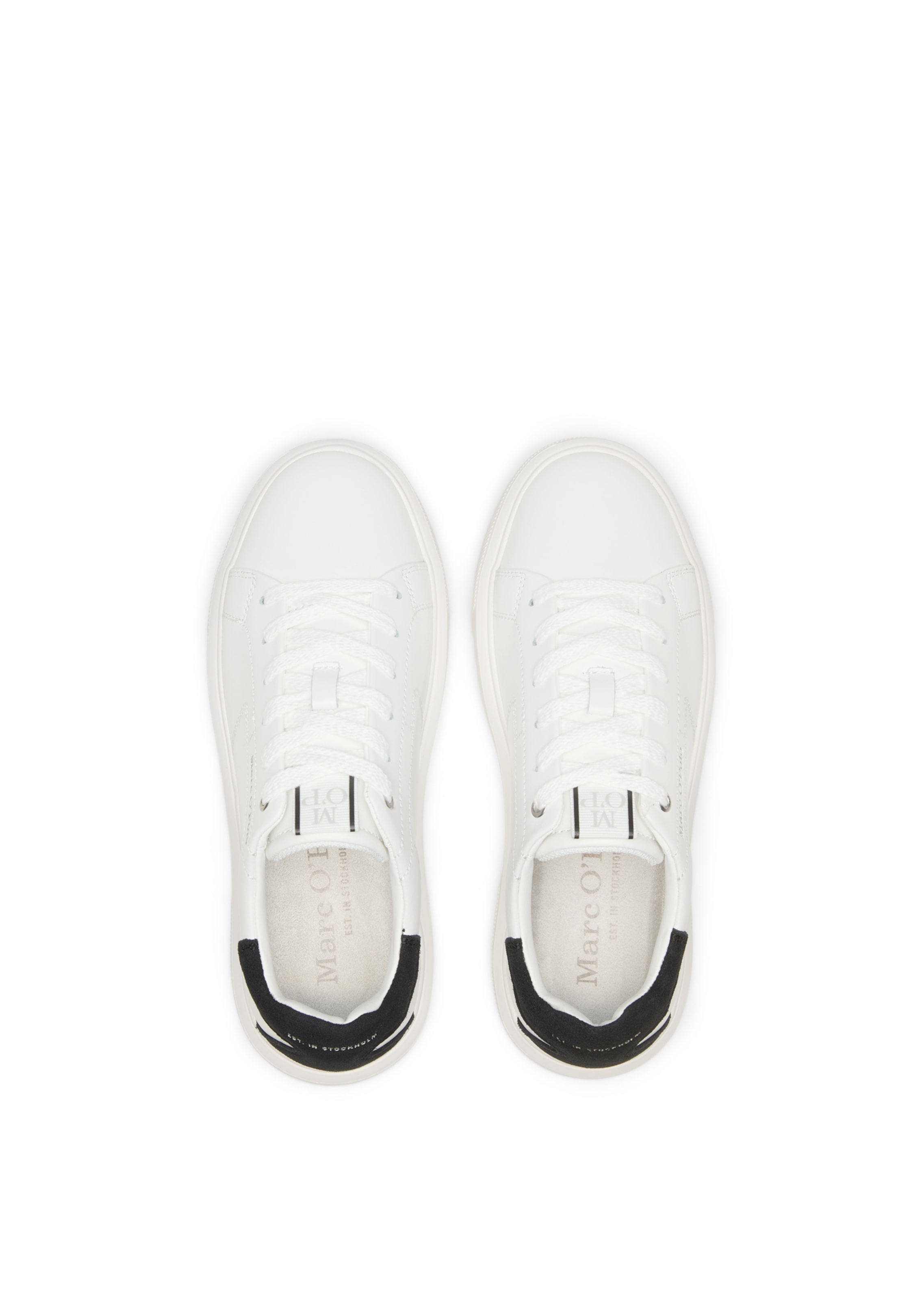 Baskets basses 'Kaira' Marc O'Polo en blanc