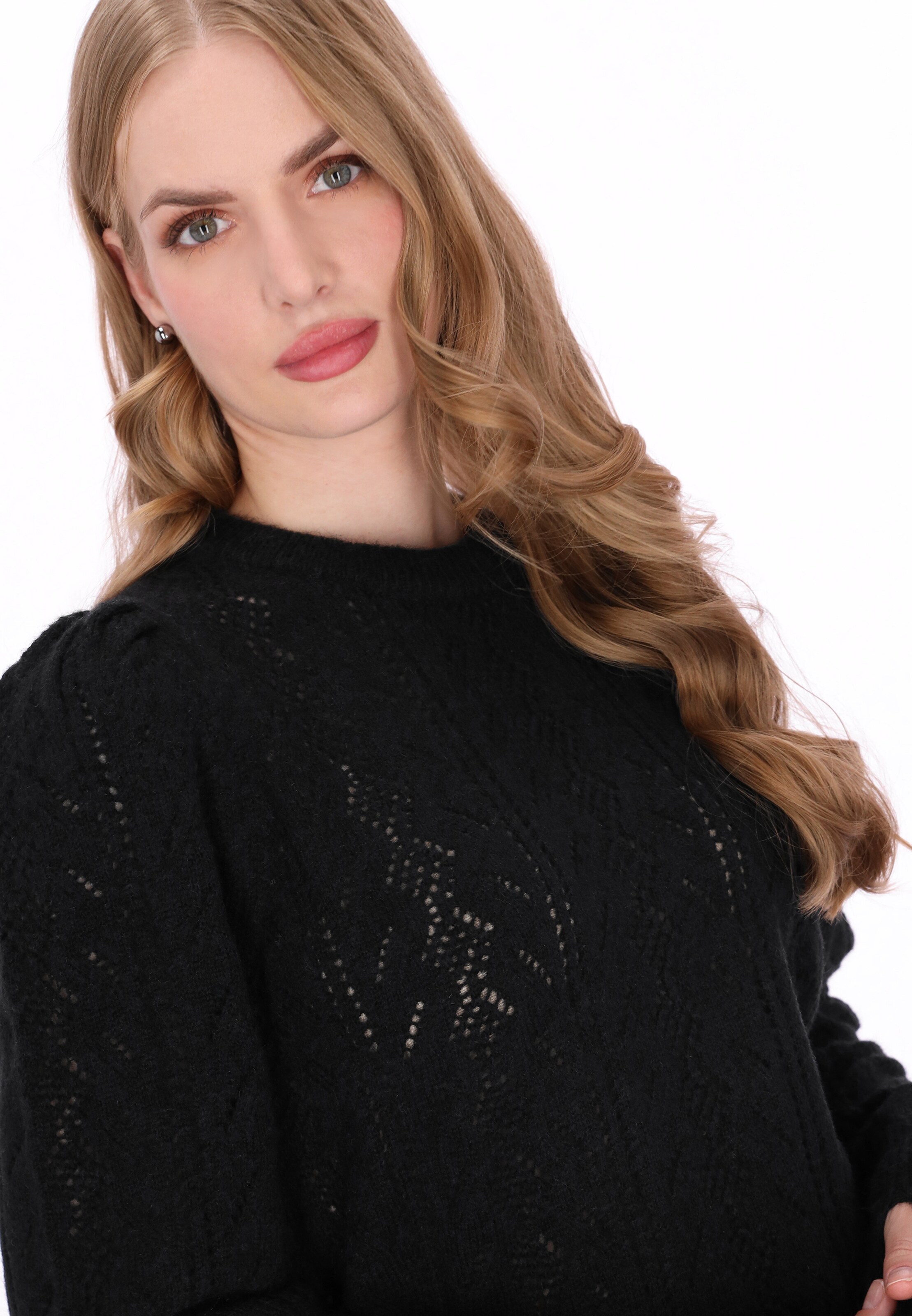 DreiMaster Vintage Pullover in Schwarz