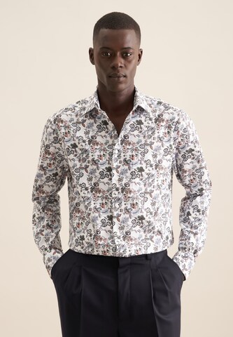 SEIDENSTICKER Regular fit Business shirt in Orange: front