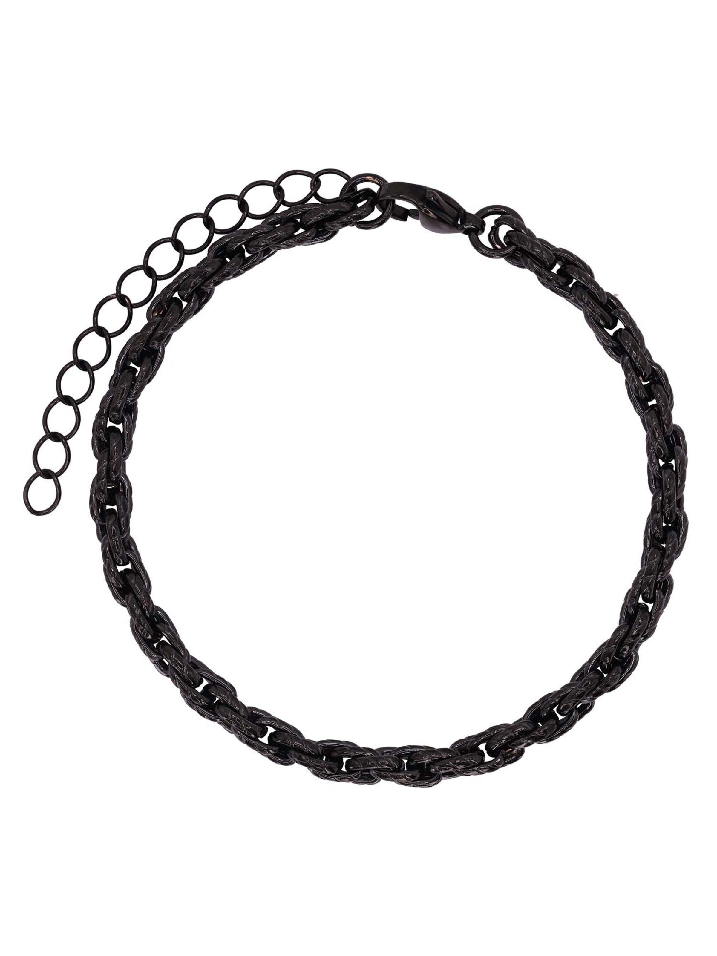 Bracelet 'Nadia' Heideman en noir : devant