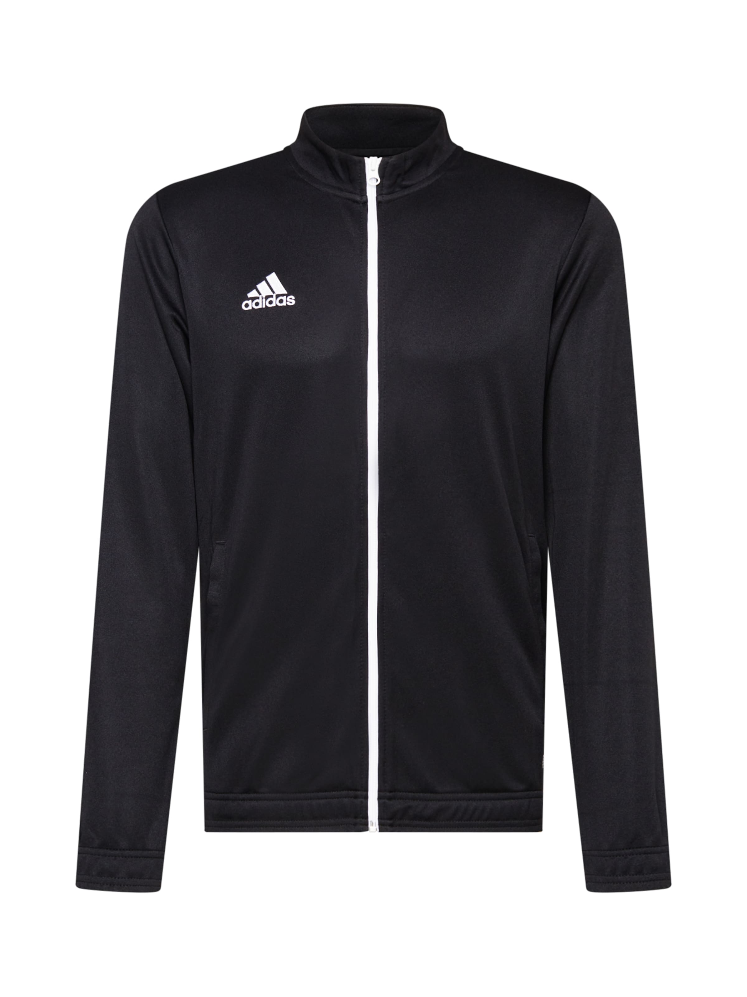 ADIDAS PERFORMANCE Träningsjacka 'Entrada 22' i svart: framsida