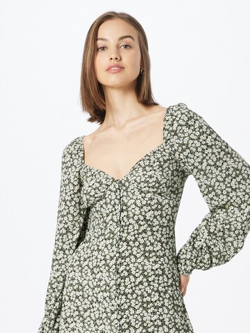 Gina Tricot - Vestido camisero 'Malla' en negro