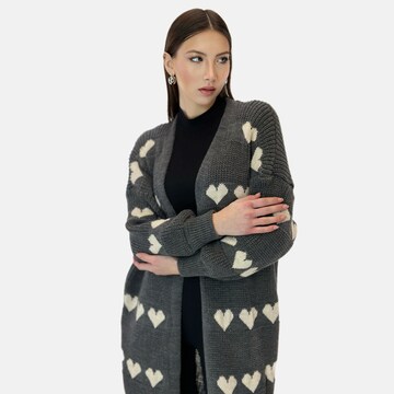 Elara Strickjacke in Grau