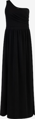 faina Evening Dress in Black: front