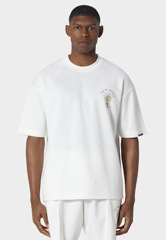 T-Shirt 'Pot De Vie' Pas De Monaco en blanc