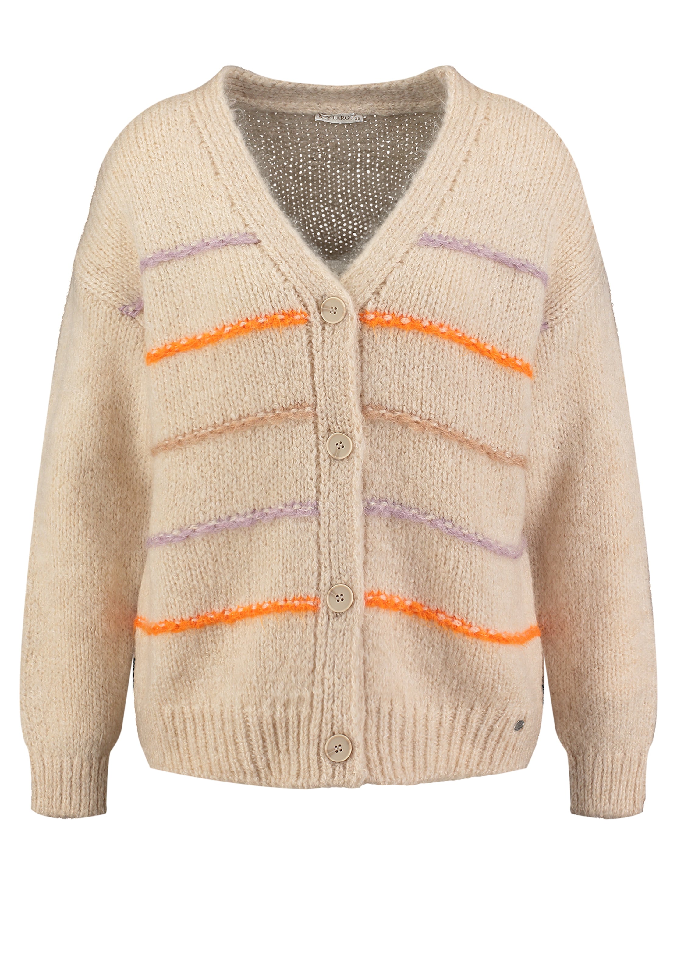 Key Largo Kardigán 'Candy' - Béžová: predná strana