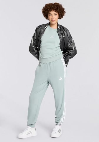 ADIDAS SPORTSWEAR Tapered Workout Pants 'Essentials' in Green