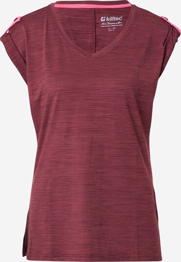 KILLTEC Camiseta funcional en rojo vino, Vista del producto