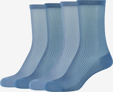 camano Socken in Blau: predná strana