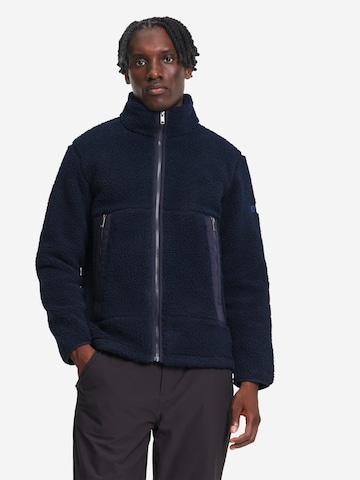 AIGLE Winter Jacket in Blue: front