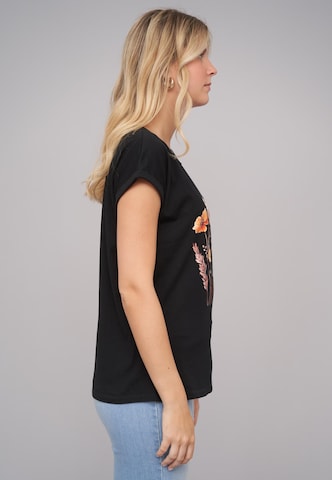 Cloud5ive Shirt 'Wildflower' in Black