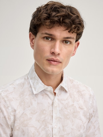 Coupe slim Chemise 'Pit' JOOP! en blanc