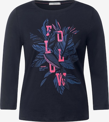 CECIL Shirt in Blauw: voorkant